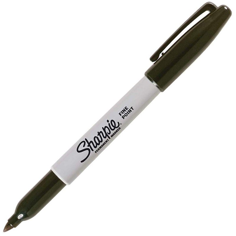 Sharpie Permanent Markers, Fine Point, Black Ink 48 Count