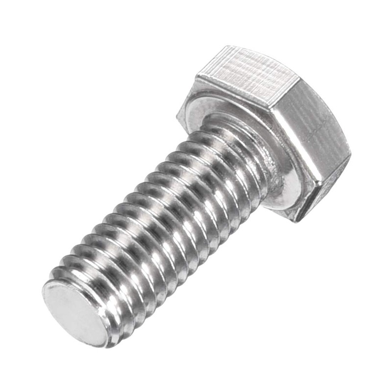 uxcell M8x20mm Hex Bolts 304 Stainless Steel Hexagon Left Hand