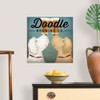 CANVAS ON DEMAND Doodle Beer Double Wall Decal, Dog Artwork