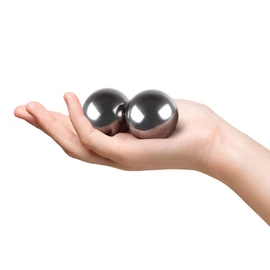 MDLUU Stainless Steel Baoding Balls, 1.57 Inches Non - Chime Hand Massage Balls with Case, for Hand Exercise, 1 Pair