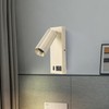 LED Wall Mounted Spotlight Adjustable Angle USB Port Design Stylish