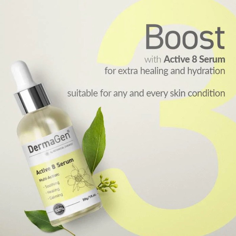 DermaGen by Botanical Chemist Active 8 Serum (Daily Face, Body