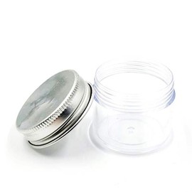 Plastic mini cosmetic portioning container, empty bottle, 20g travel portioning container, cream portioning / 플라스틱 미니 화장품소분용기 공병 20g 여행용 소분용기 크림소분