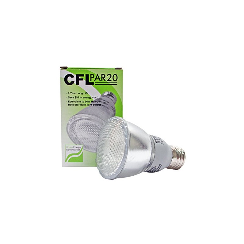 11W CFL PAR20 Fluorescent 3000K Warm White (50W Equivalent)