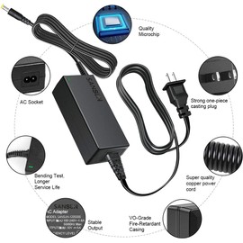 12V 5A Power Supply for LED Strip Lights, 60W Power Adapter, 120V AC to 12V DC Transformer (Pack of 1)