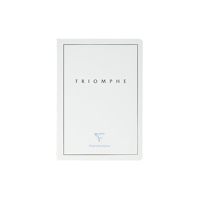 Clairefontaine 36126C Triomphe GOLD Collection A White Sewn Notebook -