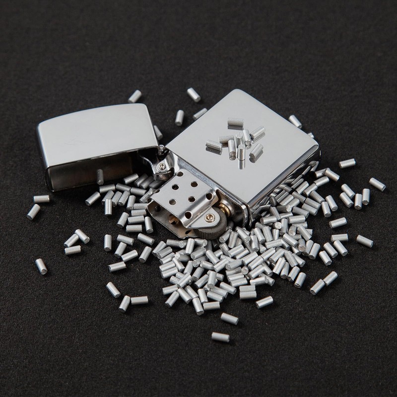 500Pcs Silver Flint Refills for Lighter, Replacement Flints for Lighters,