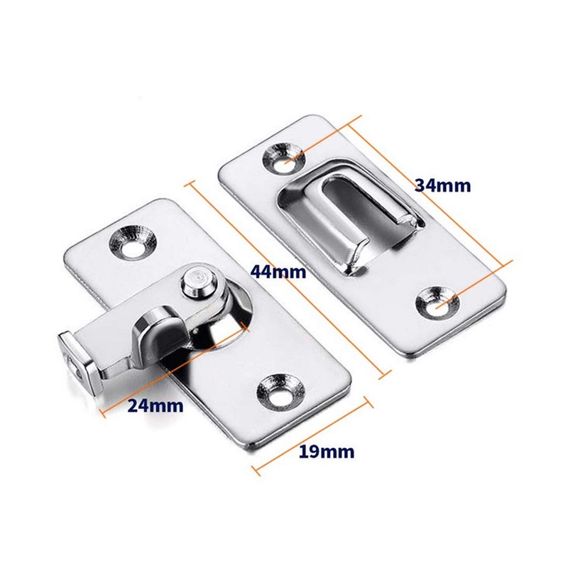 Repuhand Door Hasp Latch 90 Degree with 4 Screws for