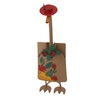 Couple Duck Shovels Ornaments Iron Art Exquisite Hand Painted Fun