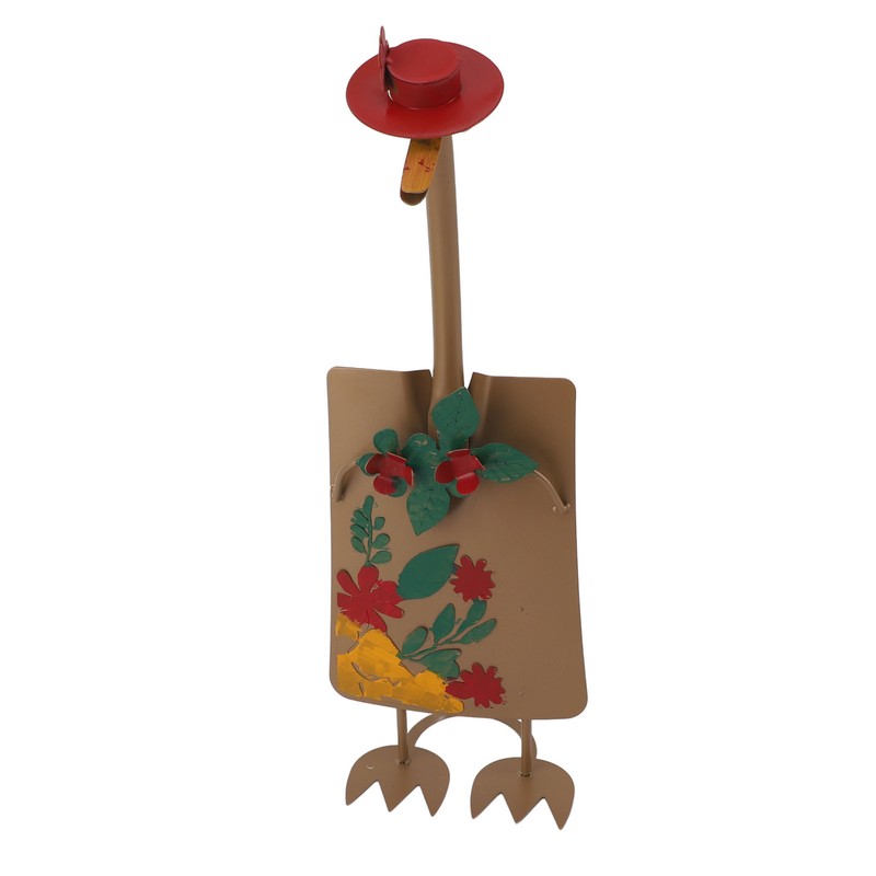 Couple Duck Shovels Ornaments Iron Art Exquisite Hand Painted Fun