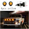 SYJIIP 4x Amber LED Grille Fog Lights Raptor Style For