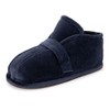Miles Kimball Men's Edema Slipper, Navy, X-Large