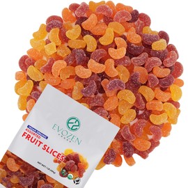 Organic Gummy Fruit Snacks, Non-GMO, Vegan, Pectin, Plant Based (1 Pound, Fruit Slices)