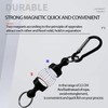 PurYupearl Fishing Strongest Magnetic Net Release Magnet Clip Holder Retractor,