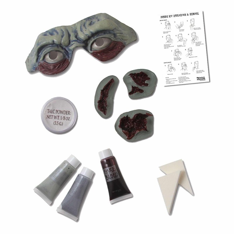 Graveyard Zombie Kit Costume Makeup