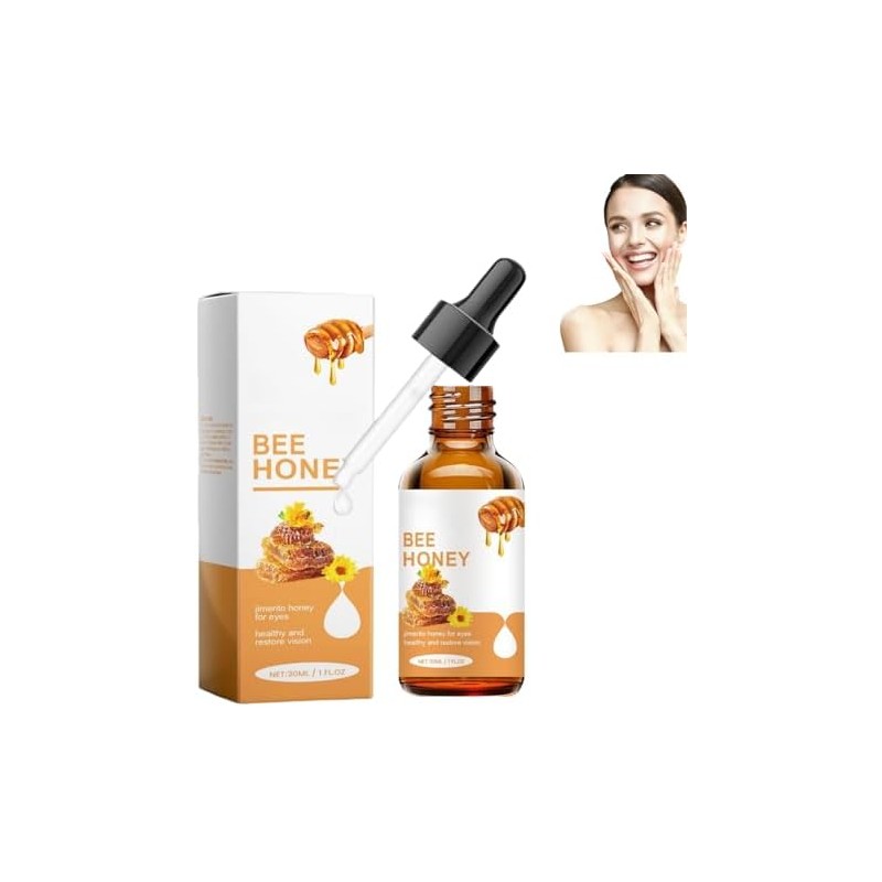 Suero Ocular de Miel – Hidrata y Calma Ojos Secos,