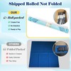 Shipped Rolled Mahjong Mat with Rules Without Creases, 3mm, 32.5"