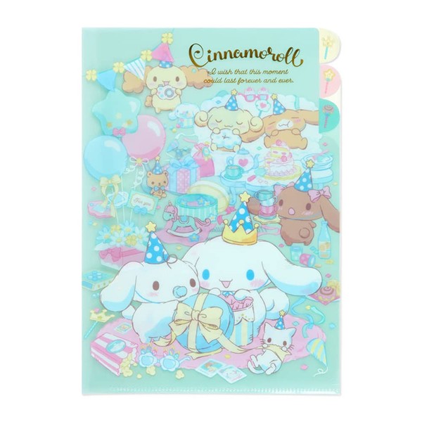 Sanrio 965707 Cinnamoroll Index Clear File (AFTER PARTY)