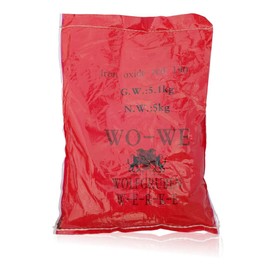 WO-WE Iron Oxide Pigment Powder for Concrete Paint, Clay Ceramic, W120 Brick Red, 500 g