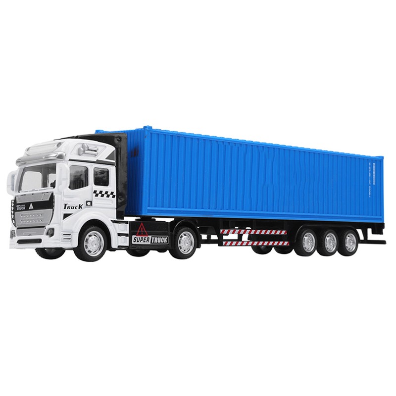 1: 48 Alloy Container Truck Model Toy Highly Simulation Children