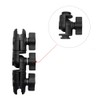 Strg Double Socket Swivel Arm with Dual 1" Ball sockets,