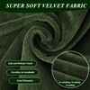 FlyGulls Rocking Chair Cushions Indoor Velvet Chair Pads High Back