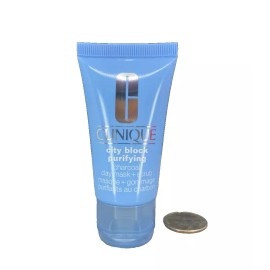 Clinique City Block Purifying Charcoal Clay Mask+ Scrub 1 oz  New Boxless