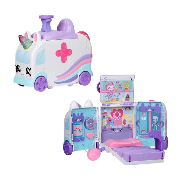 Kindi Kids Hospital Corner - Unicorn Ambulance - Playmat Included