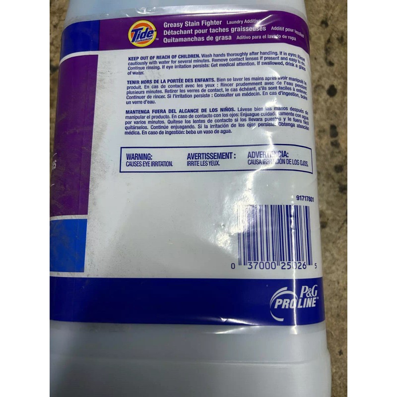 Tide Professional Greasy Stain Fighter 2.5 gal Laundry Additive 5-90