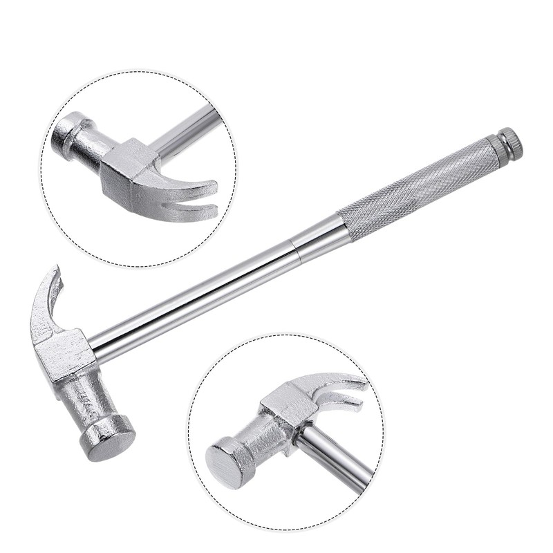 sourcing map 6 in 1 Mini Multifunction Claw Hammer and