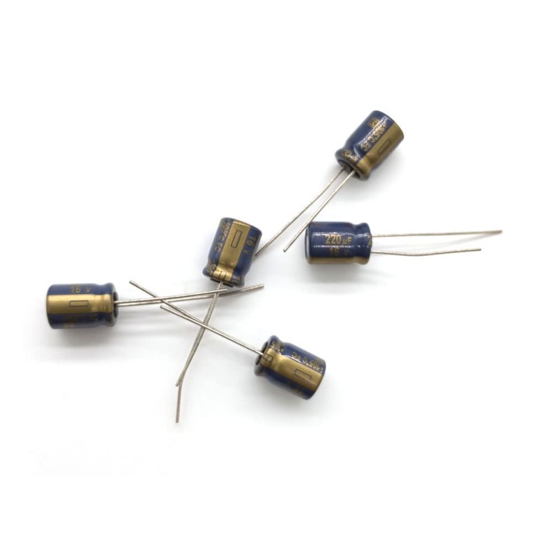 Elko Capacitor FC 220uF 16V 105°C Low Impedance Capacitor Radial