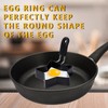 Egg Rings Stainless Steel 2 Pieces Egg Mould Fried Egg