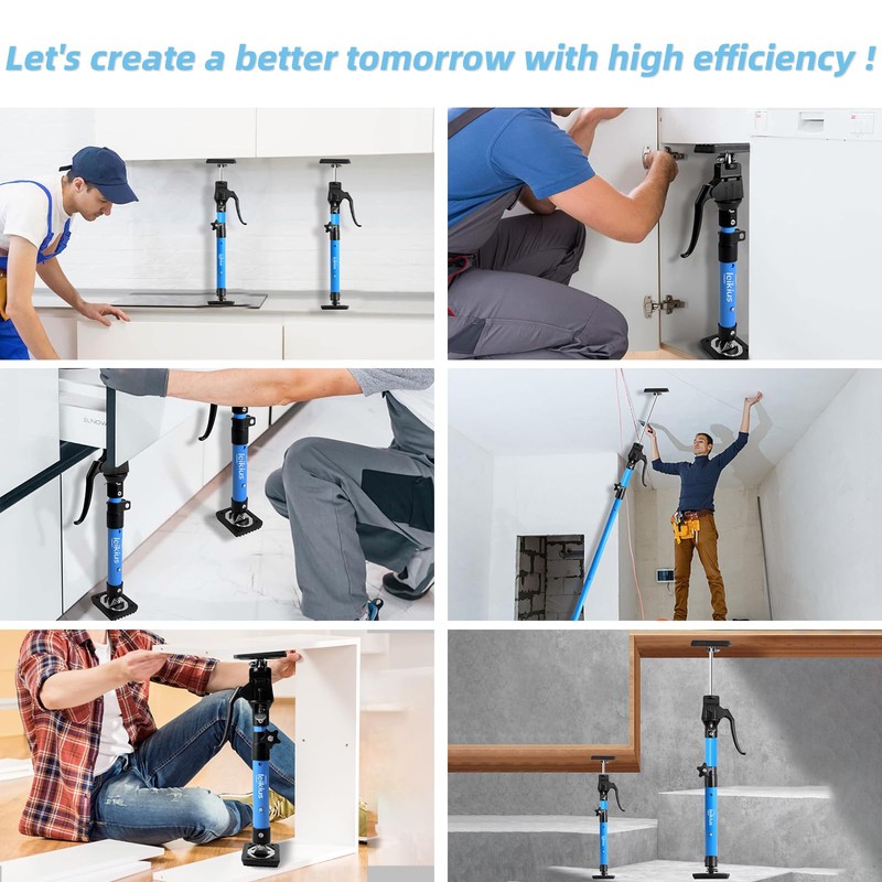 Cabinet Jacks for Installing Cabinets, Heavy Duty Third Hand Support