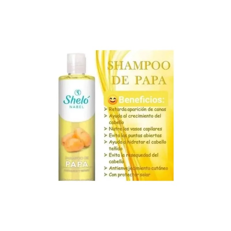Shampoo De Papa + Aceite De Papa Para El Cabello