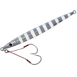 Major Craft XRJ-40#7 Cross Ride Jig, Heavy Metal, 1.4 oz (40 g), Zebra Glow