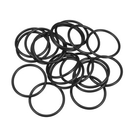 sourcing map Nitrile Rubber O-Rings 50mm OD 43mm ID 3.5mm Width, Metric Nitrile Rubber Sealing Gasket for Automotive Machine Plumbing, Pack of 20