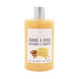 Almond Honey Shower Gel Shampoo with Real Honey and Almond Oil Bath 200 ml