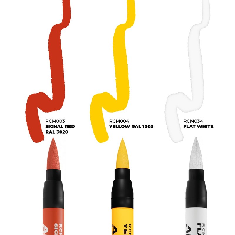 AK REAL COLORS Marker Set RCM106 Tactical Markers (3 Pieces)
