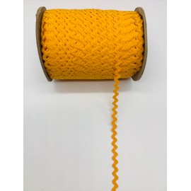 Trimplace 3/8" 100% Cotton RIC Rac - 25 Yards (Bright Gold)