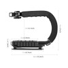 WANGCL Video Action Stabilizing Handle Grip Handheld Stabilizer with 3