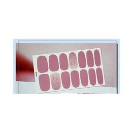 14Pcs Pink Gold Accents Spots Stripes Grids Full Cover Nail Wraps Sticker Da236 Nail Wraps Stickers Manicure Supplies for Women Nails Full Long Lasting Easy Apply and Remove