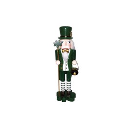 Santa's Workshop 70990 Leprechaun Nutcracker, 14", Multi
