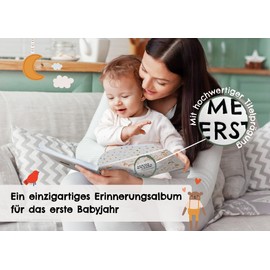 Baby Album My First Year - Baby Memory Book for the Most Beautiful Moments - The Baby Book to Fill in for 1st Year - A Special Gift for Birth for Girls and Boys: Boho Toys