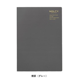 Noritsu NOLTY Note A5 Ruled Cream Paper 192 Pages Gray NCL01