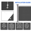 Sunny Guard Balcony Privacy Screen, Balcony Covering, PES, UV Protection