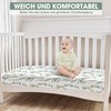 Little Grape Land Fitted Sheet 4pk Leaves, 70 x 140