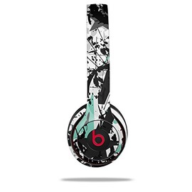 WraptorSkinz Skin Compatible with Beats Solo 4, Solo 3 and Solo 2 Wireless Headphones - Baja 0018 Seafoam Green - Decal Vinyl Wrap (Headphones NOT Included)