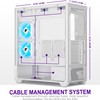 FOIFKIN PC Case - Pre-Installed 6 PWM ARGB Fan, ATX