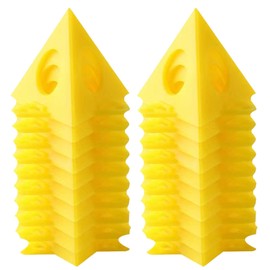 EMVANV 20pcs Painters Cone Stands, Woodworking Furniture Door Risers Painters Stand, Mini Cone Paint Stands for Canvas and Door Risers Support, Paint Pouring Suppliers, Canvas Stand(size:20pcs)