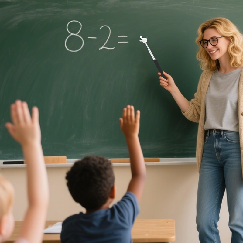 3Pcs Telescopic Teachers Pointer, Manual Teaching Stick, Conference Guide Stick